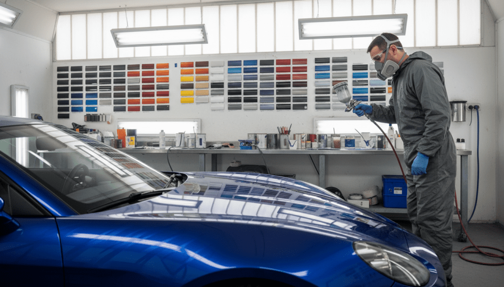 Was macht ein Fahrzeuglackierer?
